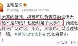 卓伟的最新爆料,揭秘娱乐圈惊天大秘密！